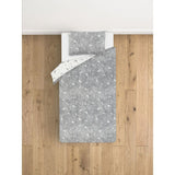 George Home Grey Brushed Stars & Moons Duvet Set - Single General Household ASDA   