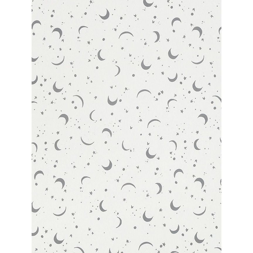 George Home Grey Brushed Stars & Moons Duvet Set - Single General Household ASDA   