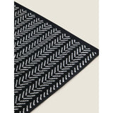 George Home Black Herringbone Bath Sheet General Household ASDA   