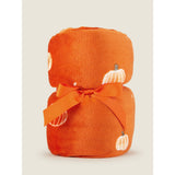 George Home Orange Pumpkin Halloween Super Soft Throw General Household ASDA   