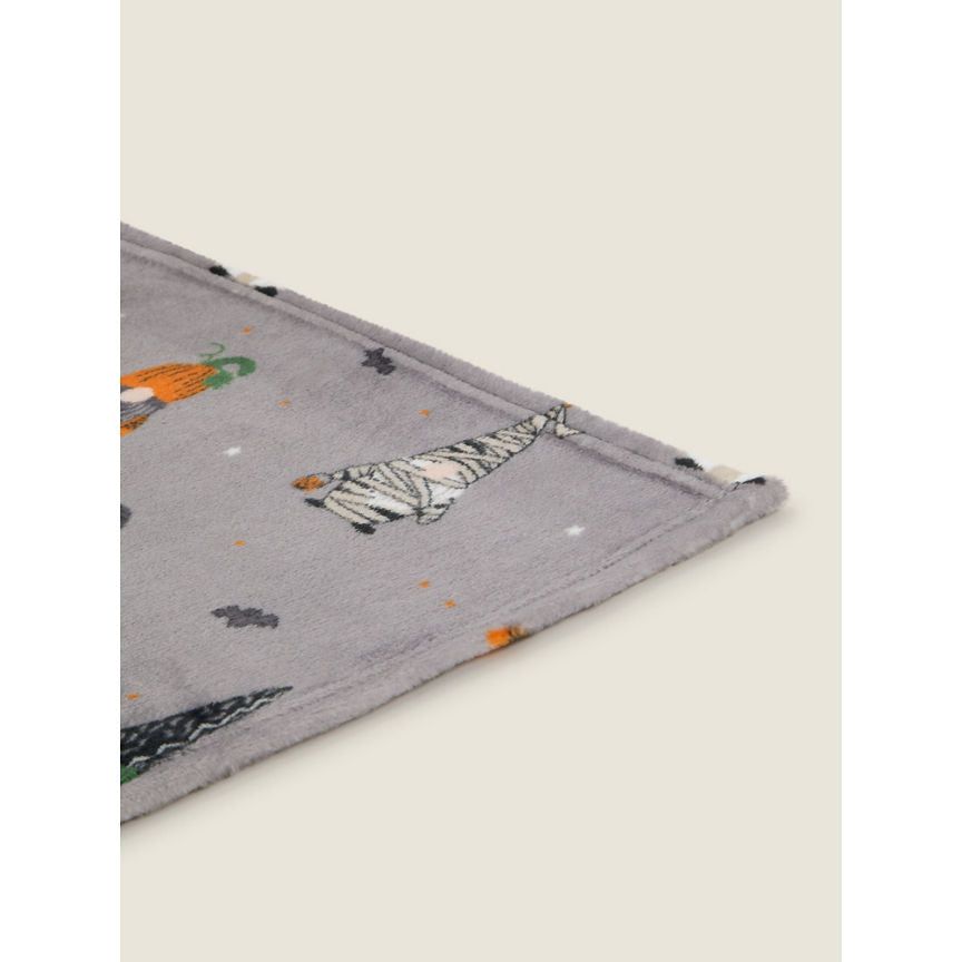 George Home Grey Halloween Gonks Super Soft Throw