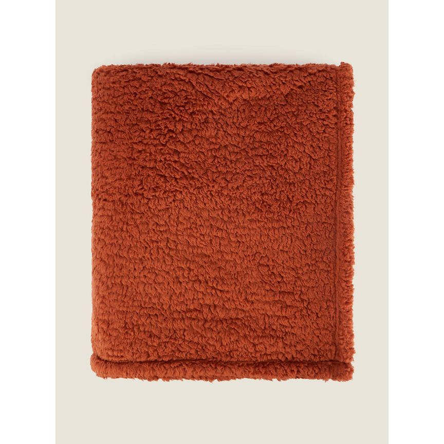 George Home Rust Teddy Blanket