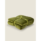 George Home Green Plain Blanket General Household ASDA   