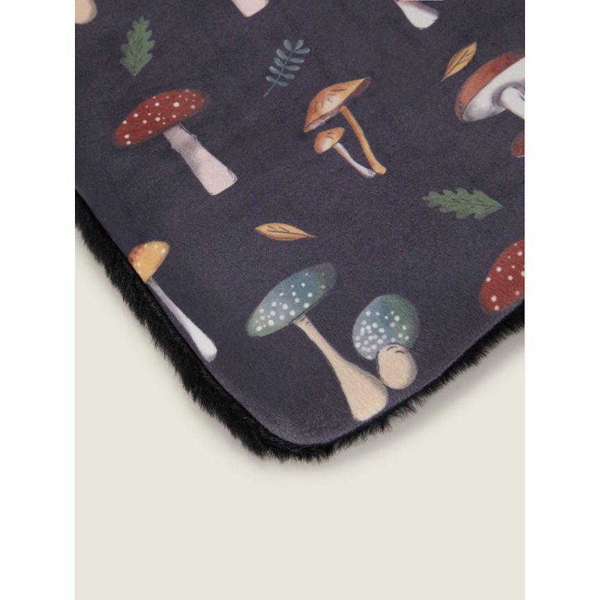 George Home Black Mushroom Hot Water Bottle