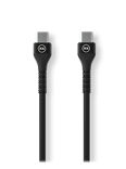 Mixx Ultra Durable Cable USB Type C to USB Type C Black – 1.2m