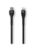 Mixx Ultra Durable Cable USB Type C to Lightning – Black 1.2m GOODS ASDA   