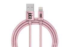 Juice Rose Gold Lightning Cable 2m General Household ASDA   