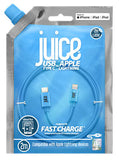 Juice Lightning to USB Type C Cable - Blue 2m General Household ASDA   