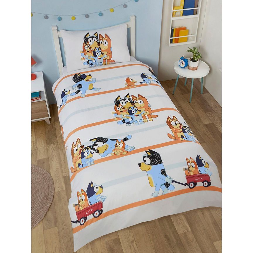 George Home Bluey 'Family' Single Duvet Set