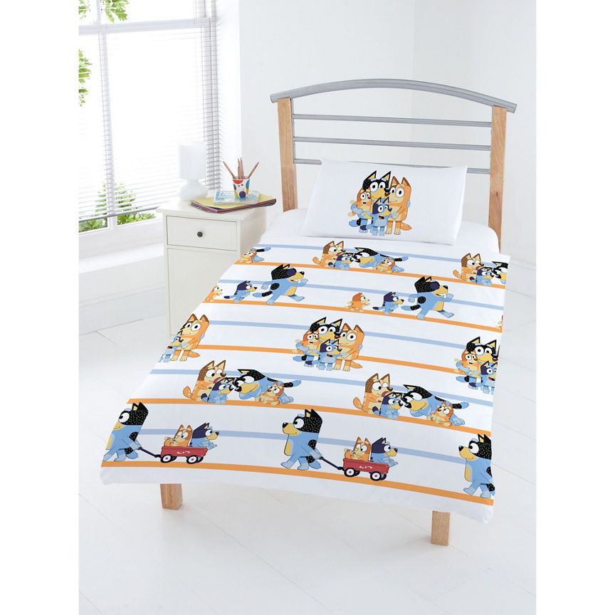 George Home Bluey 'Family' Toddler Duvet Set General Household ASDA   