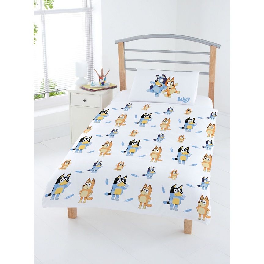 George Home Bluey 'Family' Toddler Duvet Set General Household ASDA   