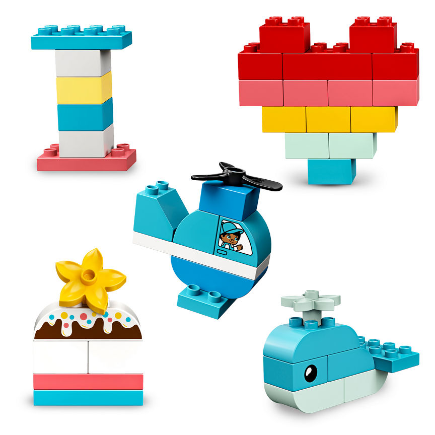 LEGO DUPLO Classic Heart Box First Bricks Set 10909