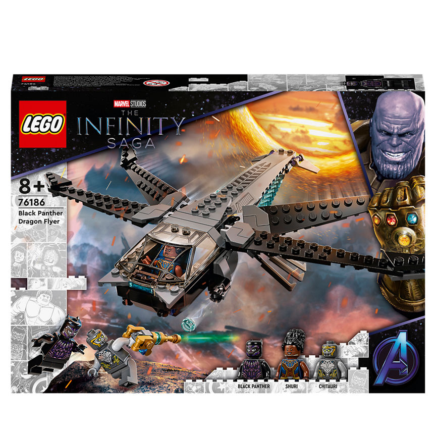 LEGO SUPER HERO Black Panther Dragon Flyer 76186