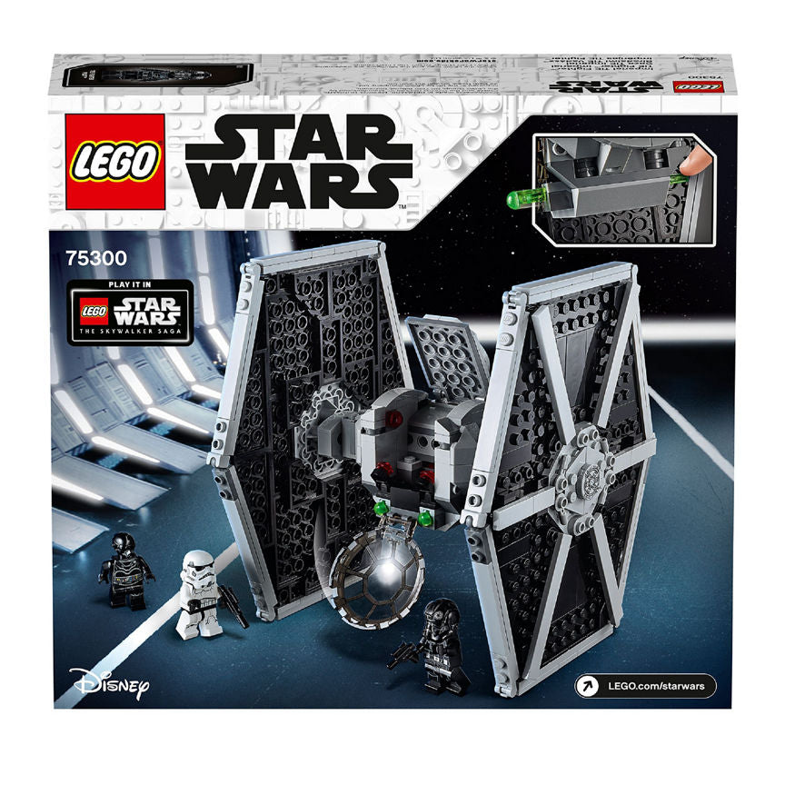 LEGO Star Wars Imperial TIE Fighter 75300 Building Toy with Stormtrooper  and Pilot Minifigures from The Skywalker Saga For 8+ Years