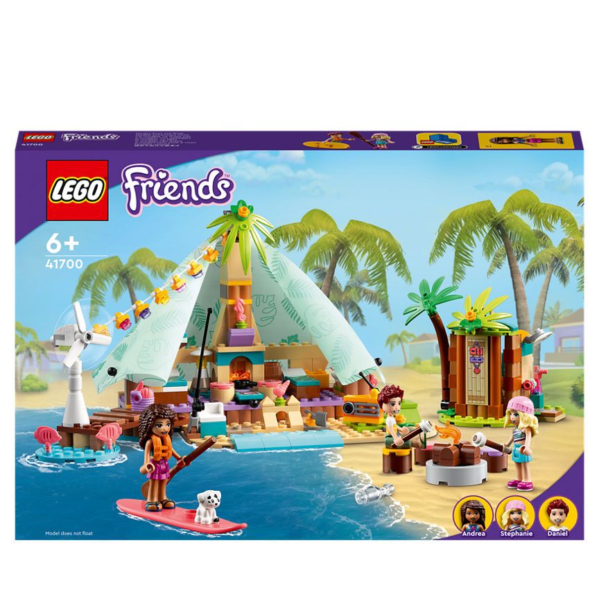 LEGO FRIENDS Beach Glamping 41700 Kid's Zone ASDA   