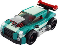 LEGO Creator 3in1 Street Racer Model Car Set 31127 Kid's Zone ASDA   