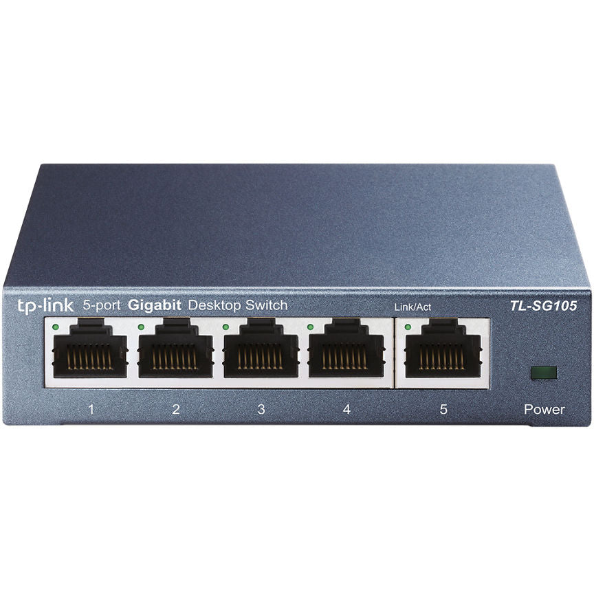 TP-Link 5 Port Gigabit Ethernet Switch - TL-SG105 General Household ASDA   