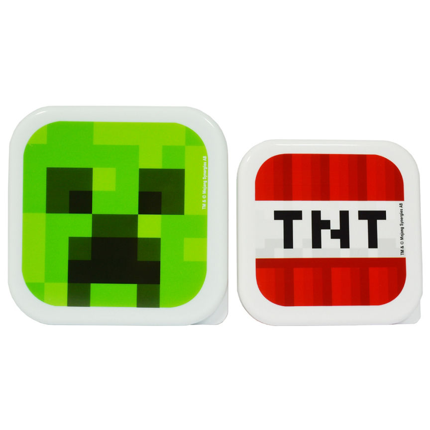 Zak Minecraft Snack Boxes 2 Pack