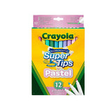 Crayola Pastel Supertips 12 pack Office Supplies ASDA   