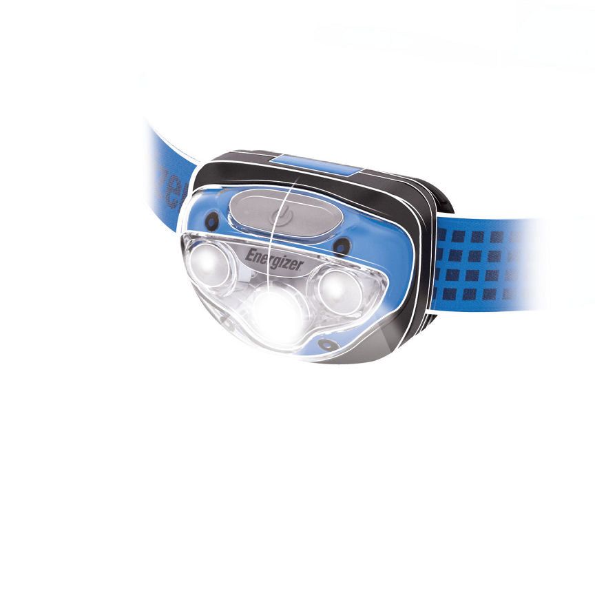 Energizer Vision Head Torch with 3 LEDs, 3 AAA alkaline batteries included DIY ASDA   