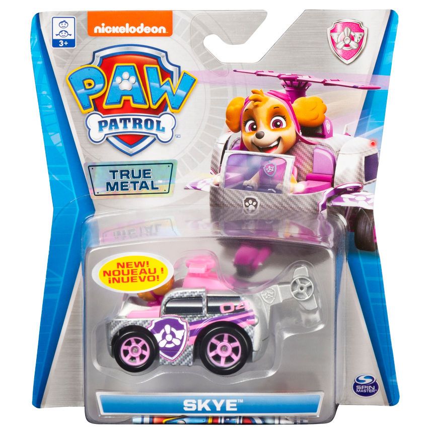 Paw Patrol True Metal Collectible Die-Cast Vehicle Asst (3+ Years) (Styles Vary) Kid's Zone ASDA   