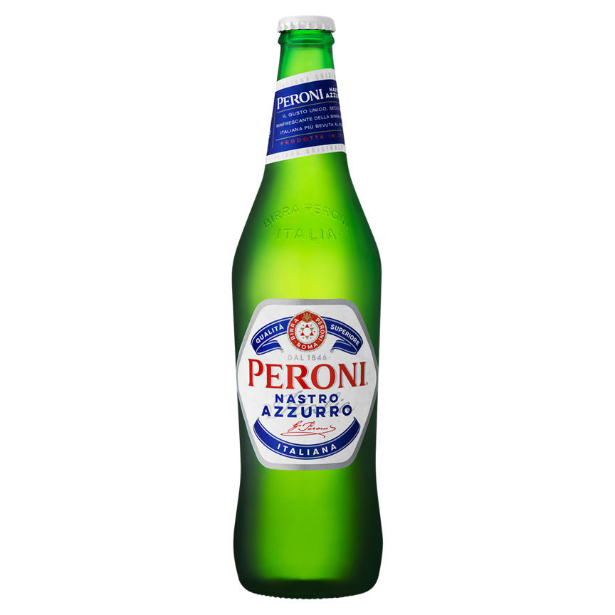 Peroni Nastro Azzurro Lager Beer Bottle