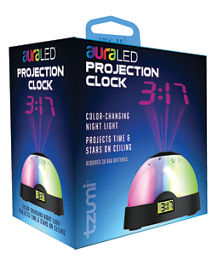 Tzumi Aura LED Projection Clock General Household ASDA   