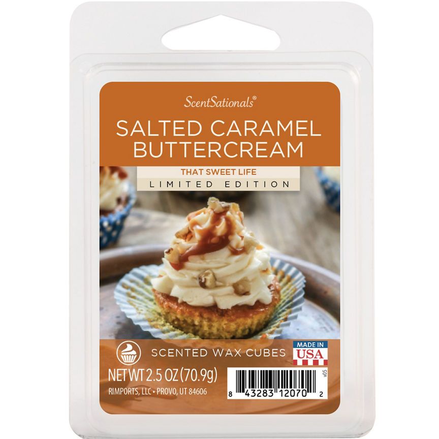 ScentSationals Salted Caramel Buttercream Wax Cubes