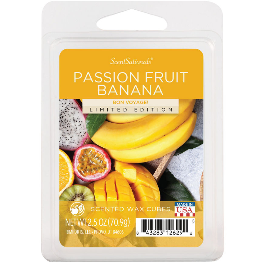 ScentSationals Passion Fruit Banana Wax Cubes General Household ASDA   