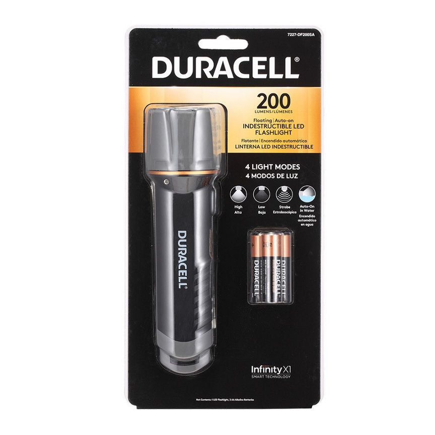 Duracell Floating indestructable LED Flashlight DIY ASDA   