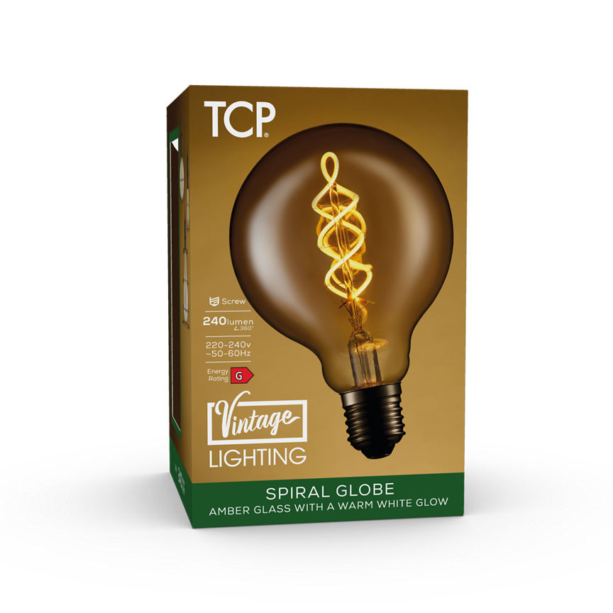 TCP LED 4W Globe Lightbulb