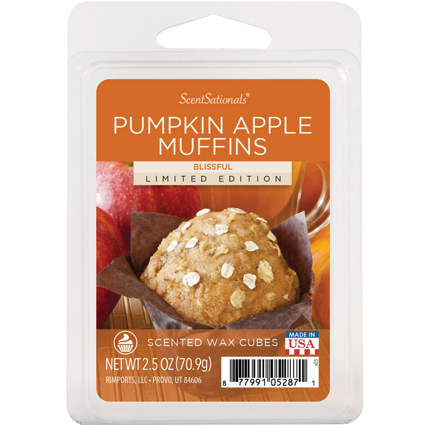 ScentSationals Pumpkin Apple Muffins Wax Cubes General Household ASDA   