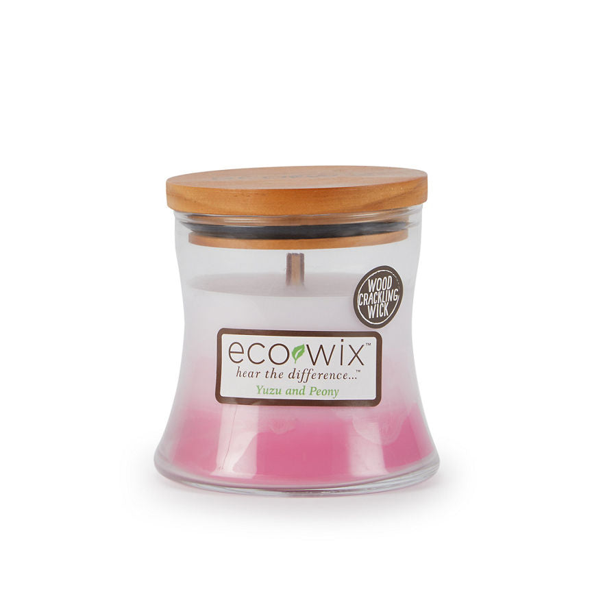 Eco Wix Pink Yuzu & Peony Triple Layer Small Jar Candle - McGrocer