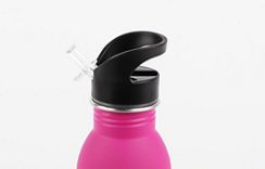 Pink Snap n Seal Stainless Steel Bottle 500ml General Household ASDA   