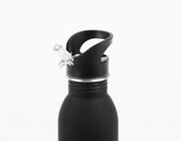 Black Snap n Seal Stainless Steel Bottle 500ml