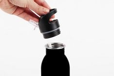 Black Snap n Seal Stainless Steel Bottle 500ml