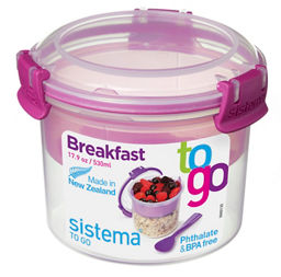 Sistema Klip It Breakfast to Go Food Storer General Household ASDA   