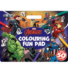 Marvel Avengers Colouring Floor Pad Office Supplies ASDA   