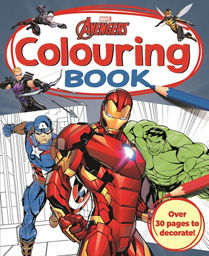 Avengers Colouring Book Office Supplies ASDA   