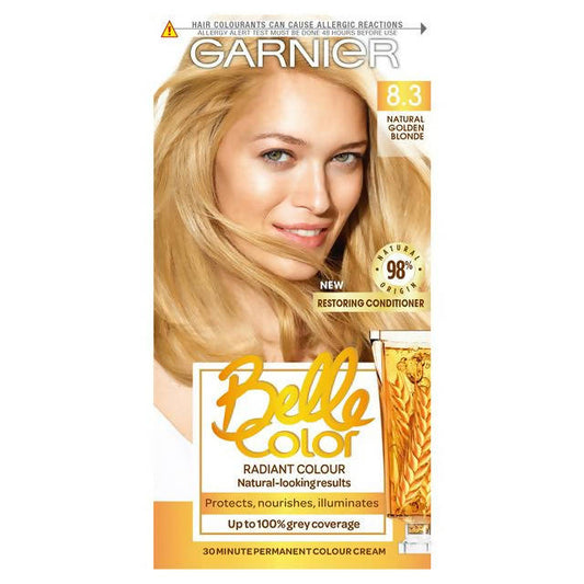 Garnier Belle Color 8.3 Natural Baby Blonde Permanent Hair Dye Blonde Sainsburys   