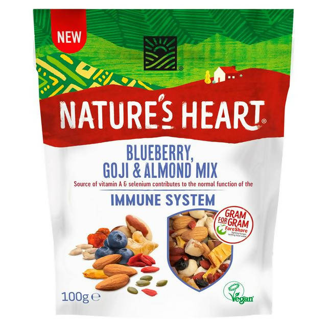 Nature's Heart Blueberry, Goji & Almond Mix 100g