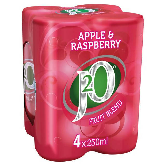 J2O Apple & Raspberry Juice Drink 4x250ml