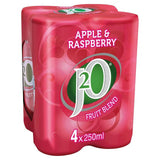 J2O Apple & Raspberry Juice Drink 4x250ml Adult soft drinks Sainsburys   