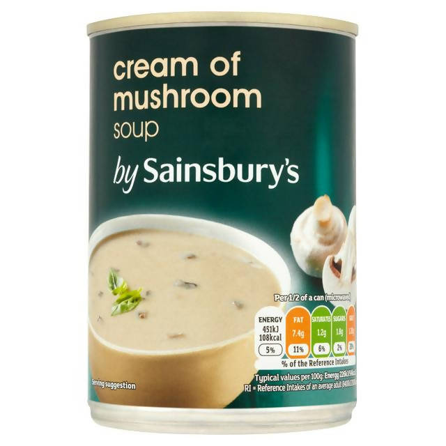 Sainsbury's Cream Of Mushroom Soup 400g - McGrocer