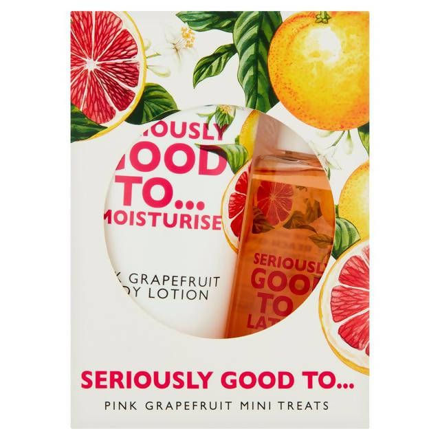 Seriously Good To... Pink Grapefruit Mini Treats body cream & moisturisers Sainsburys   