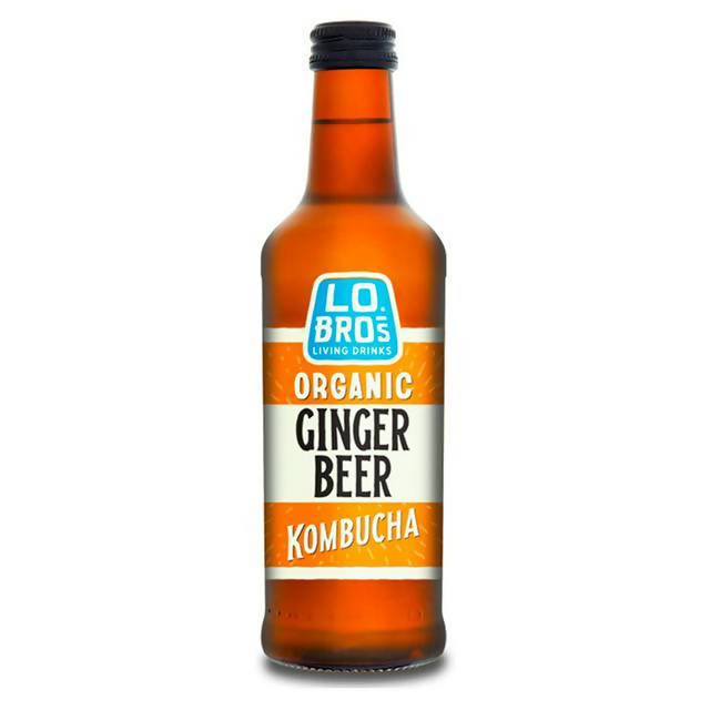 Lo Bros Organic Kombucha Ginger Beer 330ml Adult soft drinks Sainsburys   