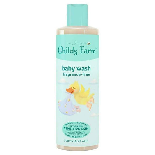 Childs Farm Baby Wash Fragrance Free 500ml toiletries Sainsburys   