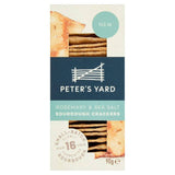 Peter's Yard Rosemary & Sea Salt Sourdough Crackers 90g GOODS Sainsburys   