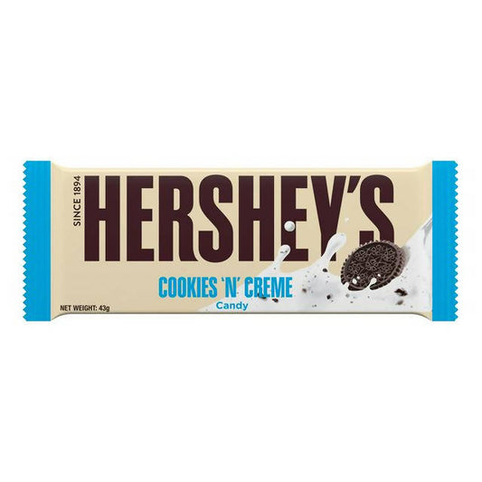 Hershey's Cookies n Creme Bar 40g American Sainsburys   