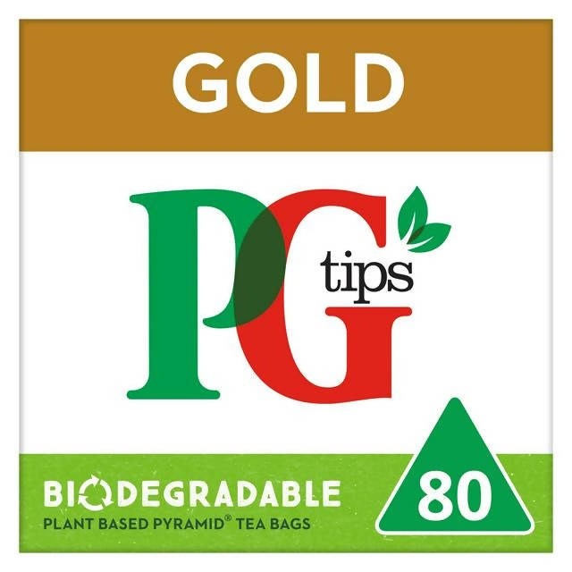 PG tips Gold Biodegradable Tea Bags x80 All tea Sainsburys   